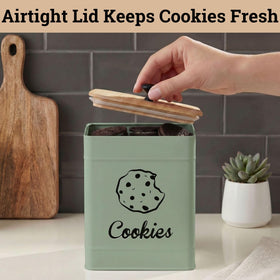 HB Design Co bamboo lid with rubber seal preserves freshness
