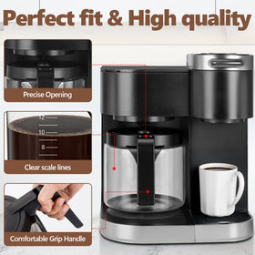 Dishwasher-safe label on HBCyole carafe for convenient cleaning