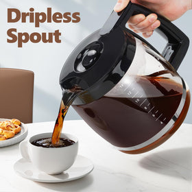 HBCyole easy-to-clean spout supports mess-free pouring.
