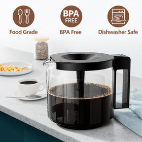 HBcyole secure-fit lid and ergonomic handle for safe pouring