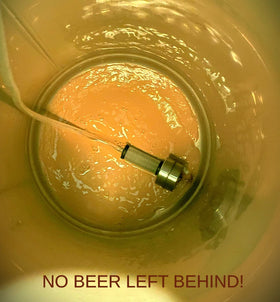 HBL FLOTit 2.0 draws nearly all beer, leaving minimal yeast behind.