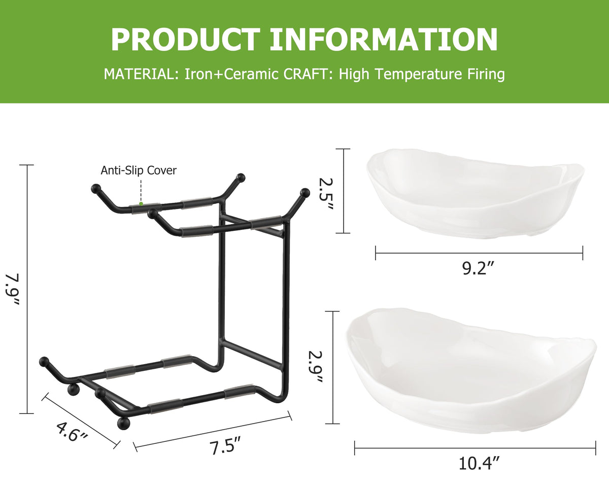 HBlife 3-tier ceramic stand doubles as dessert tray at parties
