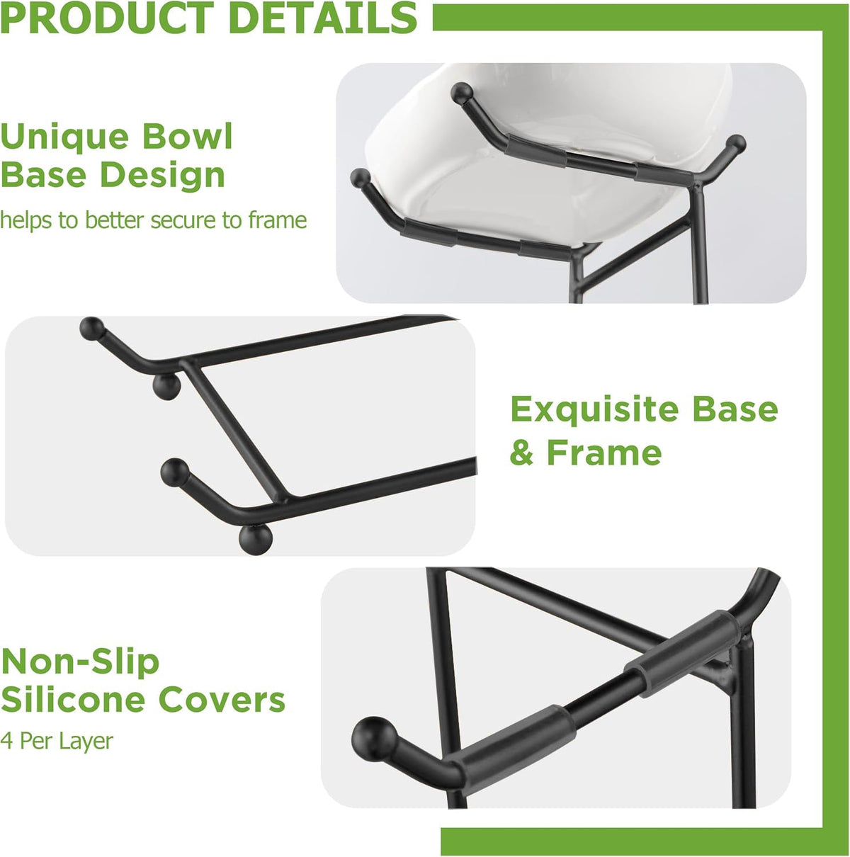 HBlife 3-tier fruit stand is dishwasher-safe for effortless cleanup.
