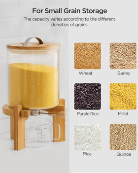 HBlife pantry storage bin set neatly arranged on a shelf for organization.