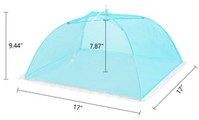 HBlife yellow pop-up mesh food cover keeps bites fresh during barbecues