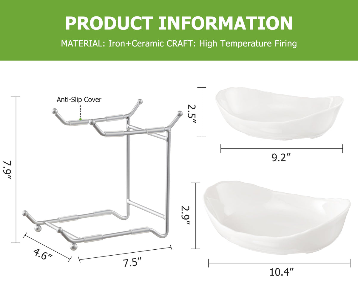 HBlife ready-assemble fruit bowl for instant countertop organization