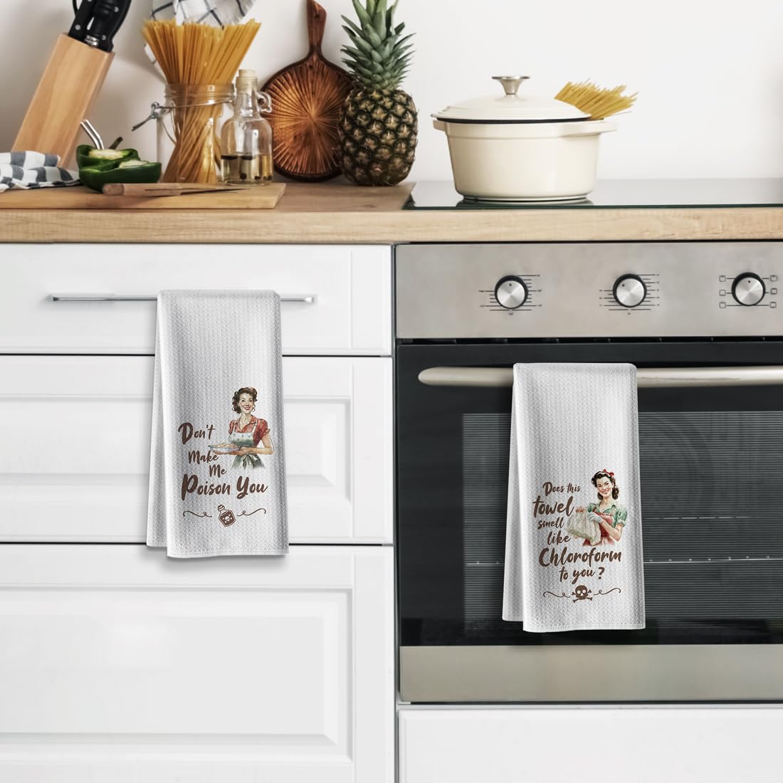Hcaredee microfiber towels show high absorbency on a waffle weave surface.
