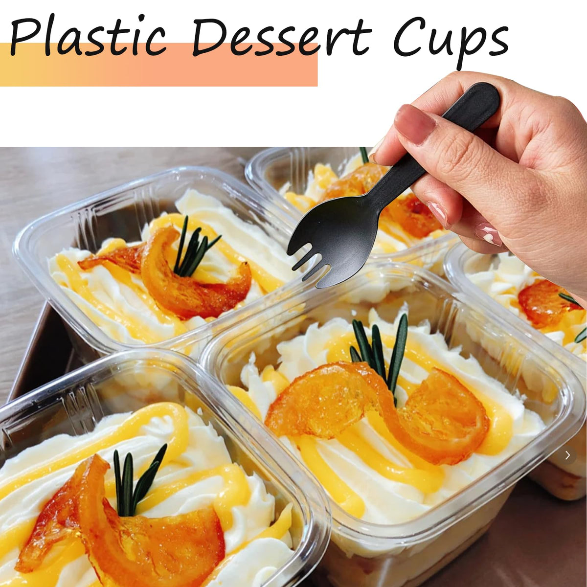 Hdagbnn parfait cups collection ideal for parties and take-away