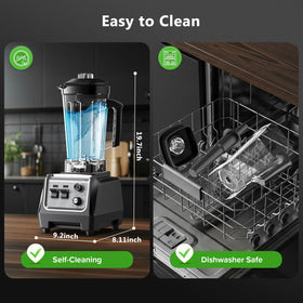 H-Duka pitcher and lids are dishwasher safe for easy cleaning.