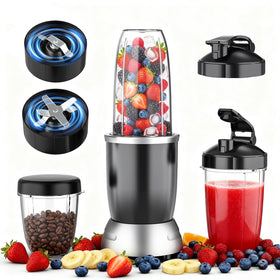 H-Duka Smoothie Blender front view shows compact design for kitchen convenience and power.