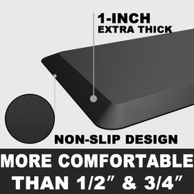 HEALEG beveled edge design reduces tripping risk in busy spaces.