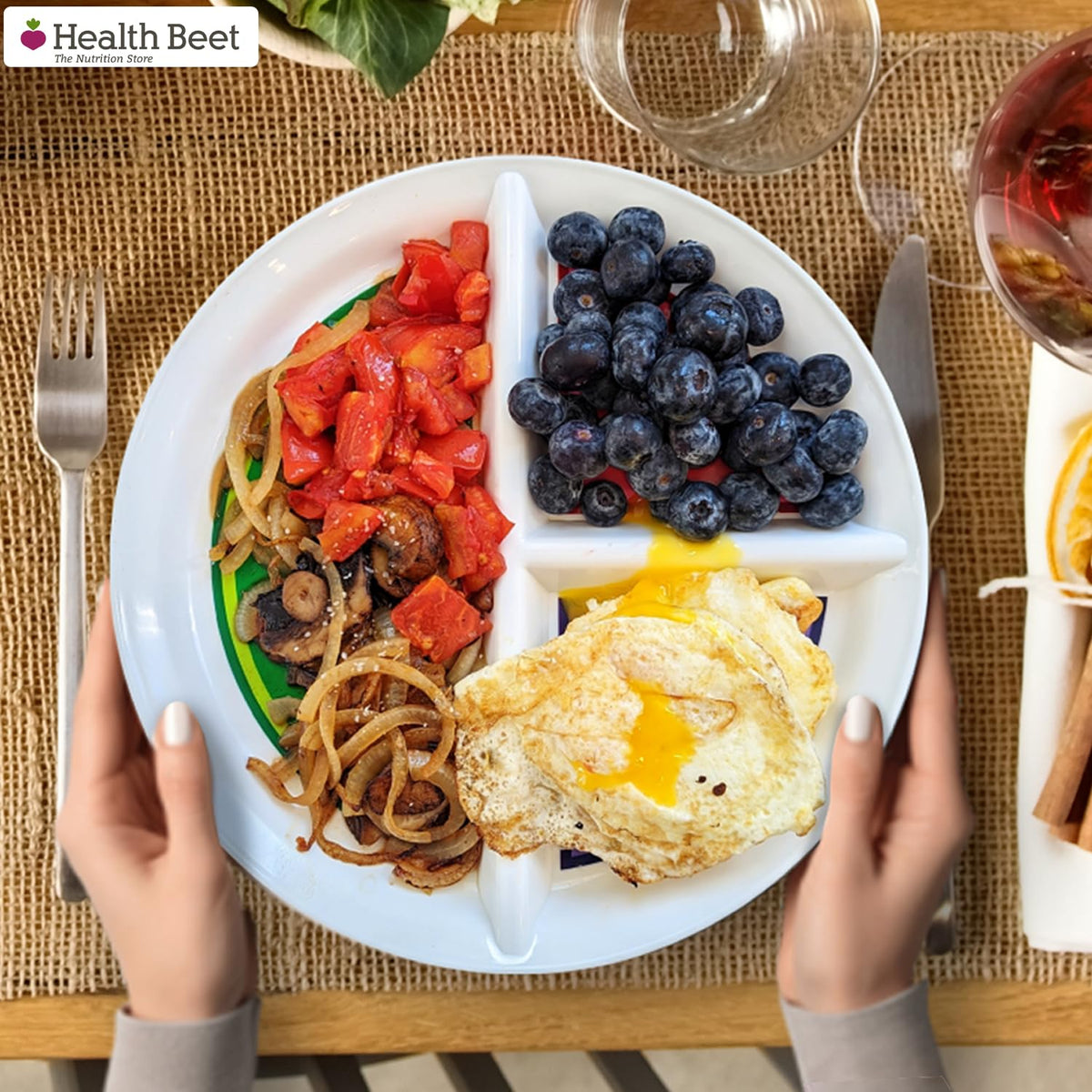 Health Beet plates align with ADA guidelines for balanced meals.