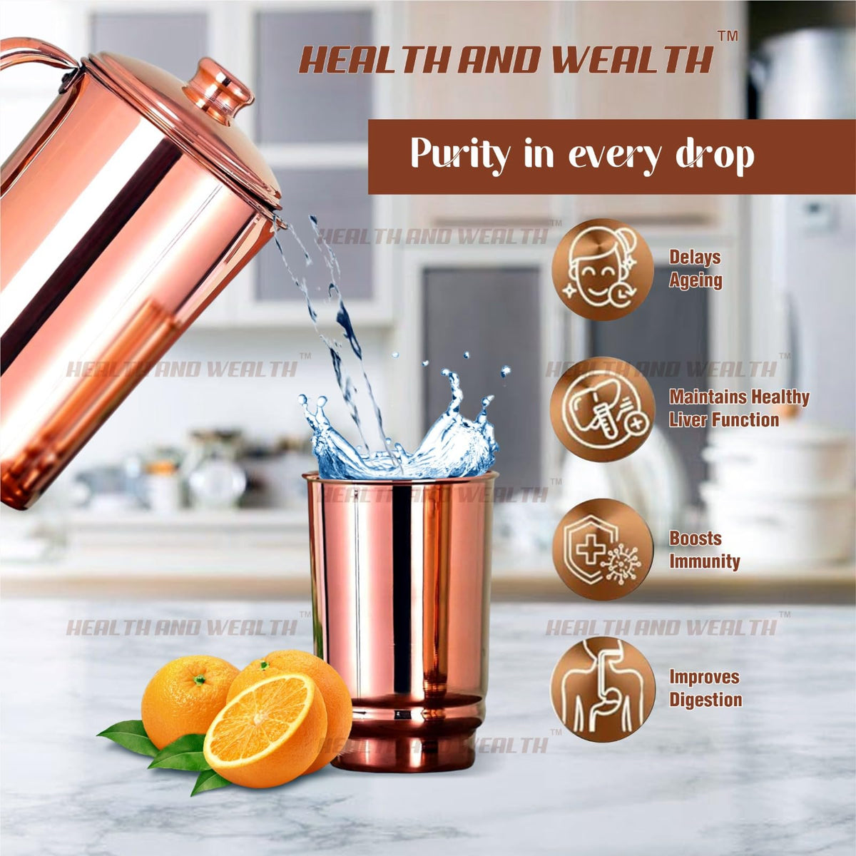 Healthandwealth dining-table pitcher on display supports shared meals