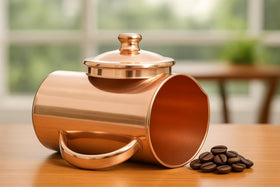 Healthandwealth hammered copper design pitcher adds rustic charm to kitchen