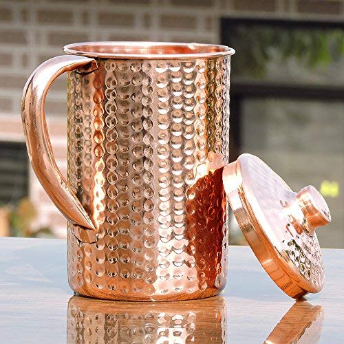 HealthGoodsIn Made in India copper pitcher celebrating traditional craft.