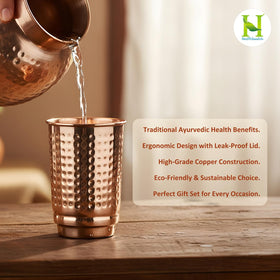 HealthGoodsIn easy-care copper cups for simple cleaning and storage