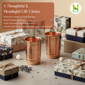 HealthGoodsIn made-in-India copper cups showcasing authentic craftsmanship