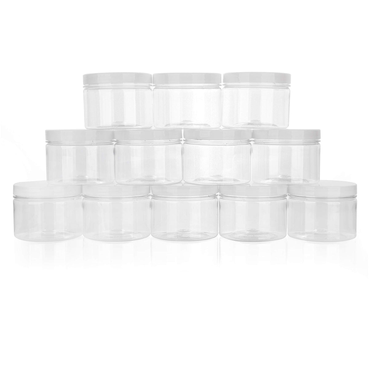 Healthy Packers 8oz jars are compact, stackable, and ideal for small spaces.