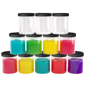 Healthy Packers crystal-clear storage jar makes colorful projects easy to display.
