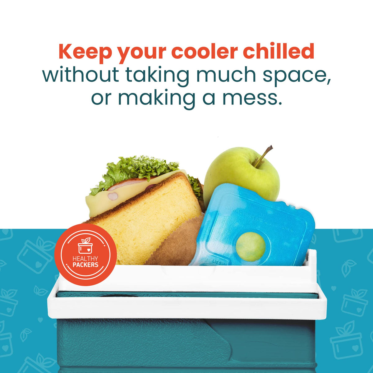 Healthy Packers Cool Pack kid-friendly size fits lunch boxes