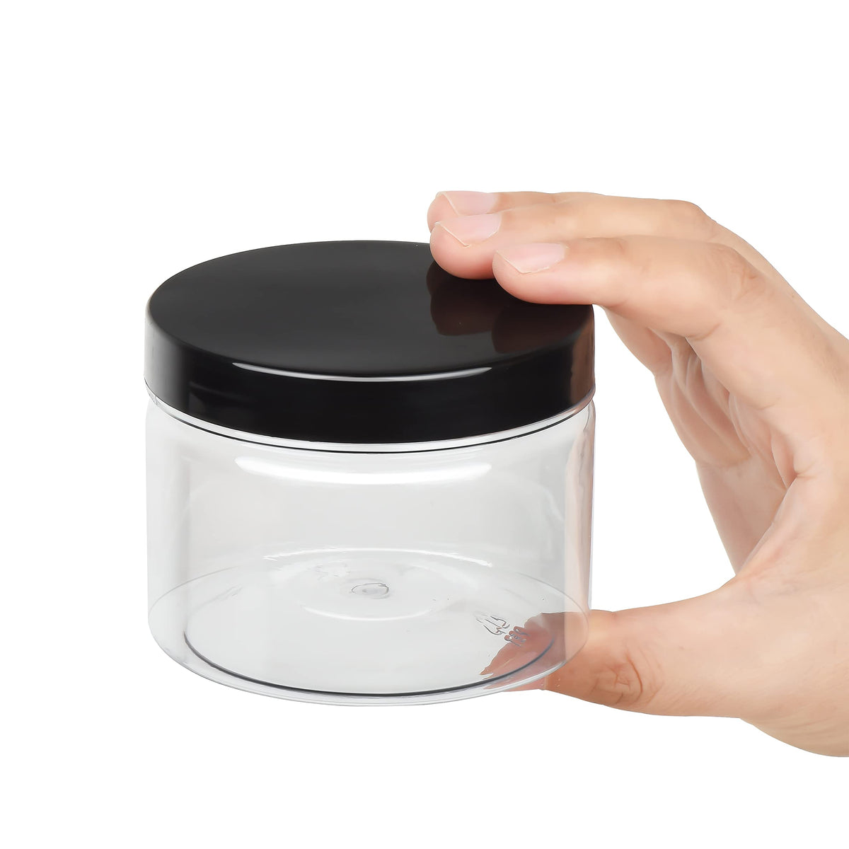 Healthy Packers jar dimensions show compact size for organized storage.