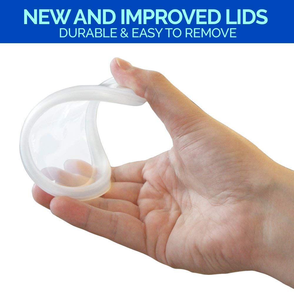 Healthy Packers lids seal tight for spill-free transport.