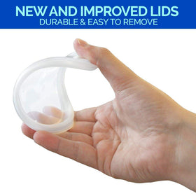 Healthy Packers lids seal tight for spill-free transport.