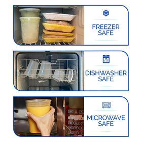 Healthy Packers stackable containers simplify kitchen organization and space-saving.