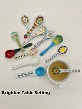 Heart & Home 6.5-inch spoons fit broth cups and bowls comfortably.