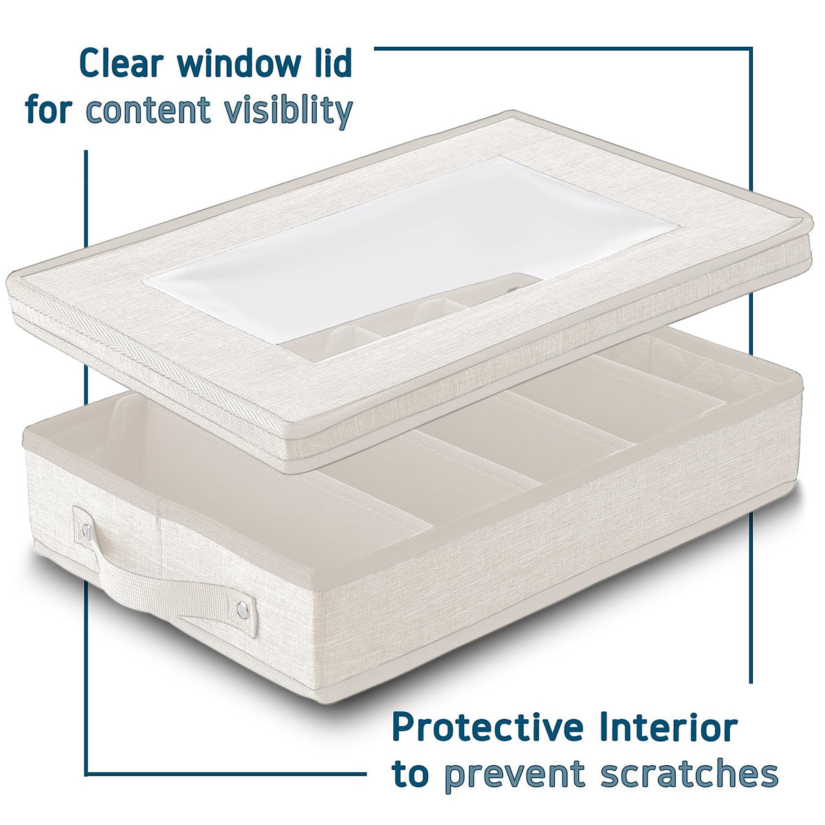 Hearth & Harbor storage with padded dividers emphasizes gentle protection for silverware