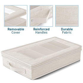 Hearth & Harbor zippered lid keeps contents secure during storage and travel