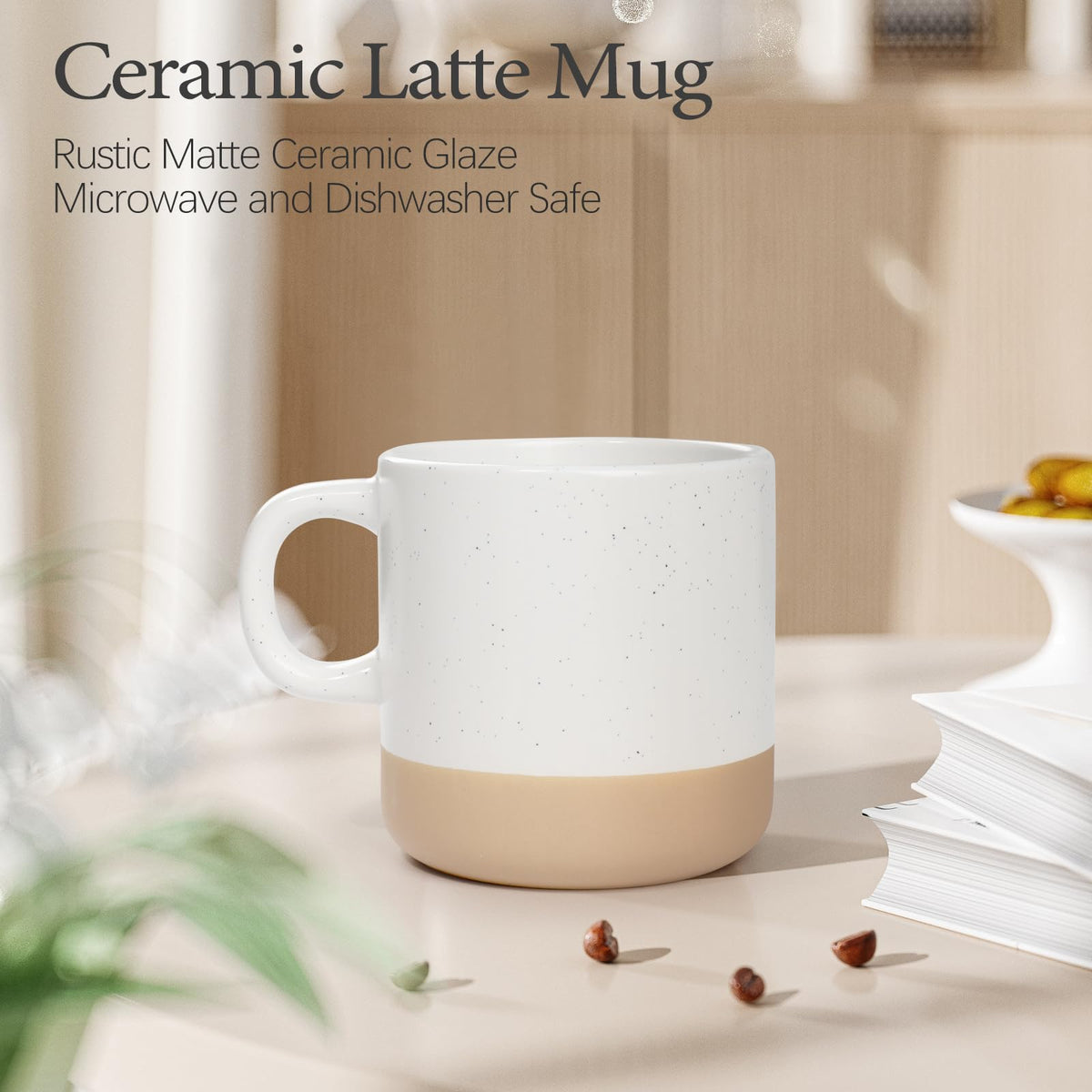 HeartPost handcrafted ceramic mug keeps drinks warm during daily routines.