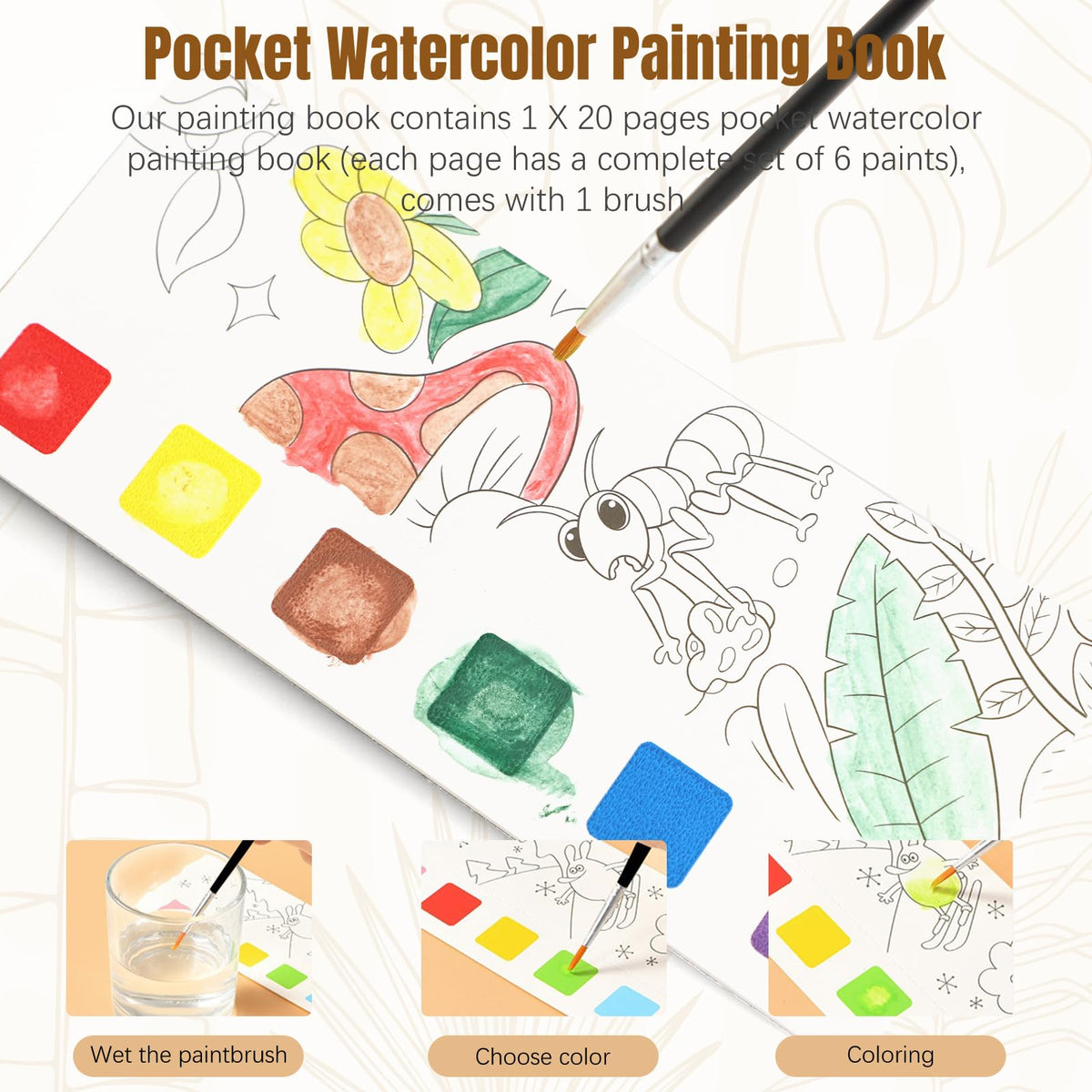HeartPost pocket coloring book offers mindful activity and stress relief.
