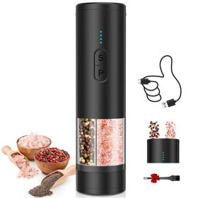 HeatBay 2in1 dual-chamber grinder for easy salt and pepper storage