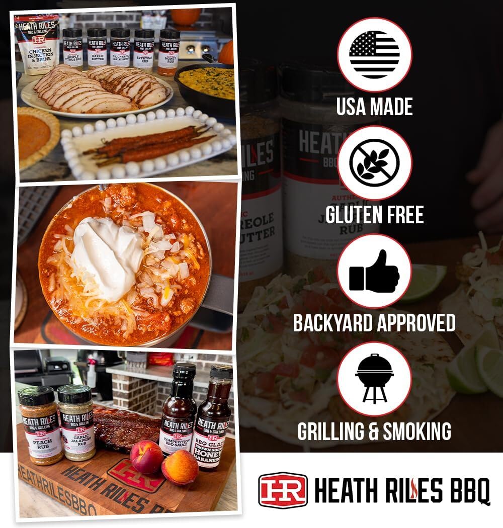 Heath Riles Award-winning flavor badge highlighting championship profile