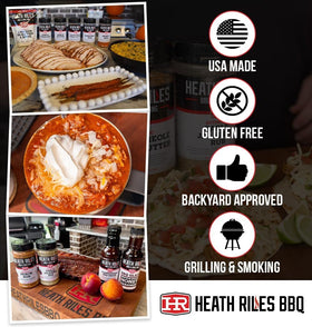 Heath Riles Award-winning flavor badge highlighting championship profile