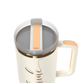 Heather & Willow 40oz insulated tumbler with double-wall.