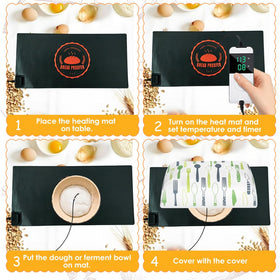 HeatIdeas auto-off timer helps prevent over-proofing