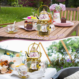 Hebaogugu European-style porcelain adds classic charm to any table.