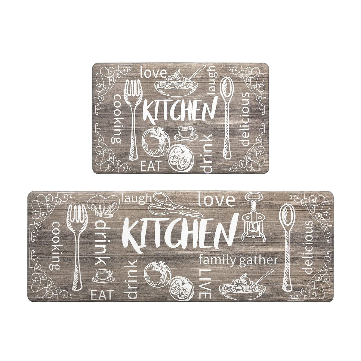 HEBE anti-fatigue kitchen mat close-up showing cushioned surface for comfortable standing