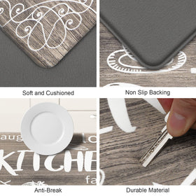 HEBE waterproof and stain resistant mat easy to wipe clean after spills