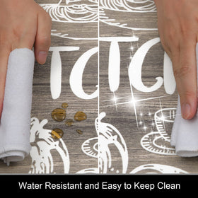HEBE two-piece anti-fatigue kitchen runners for sink, stove, and more