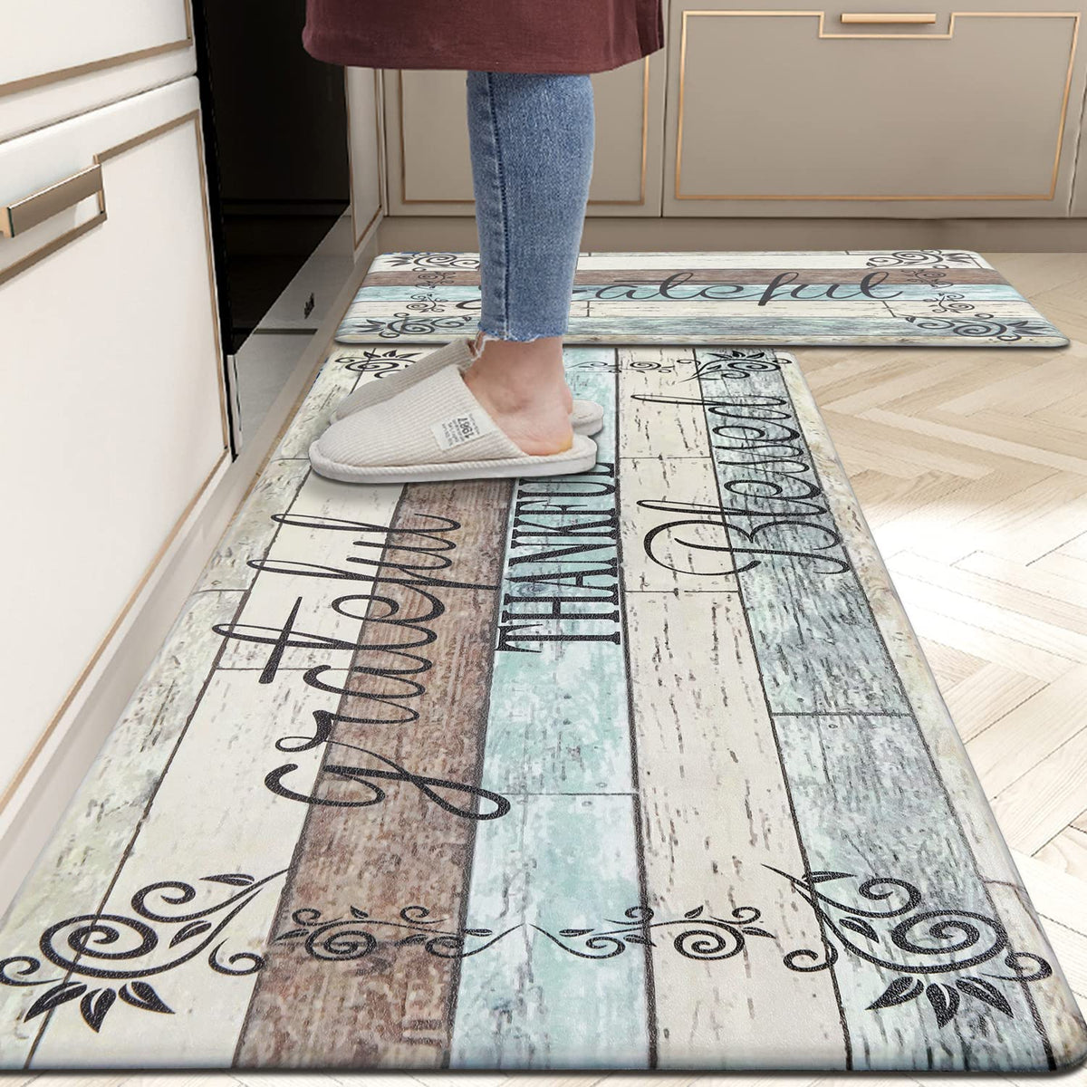 HEBE versatile anti-fatigue mats suit standing desks and kitchen spaces