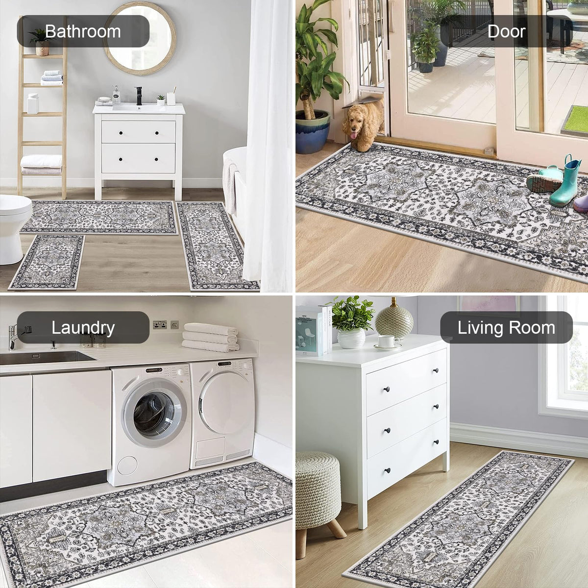 HEBE RUGS durable polypropylene kitchen rug for everyday wear.
