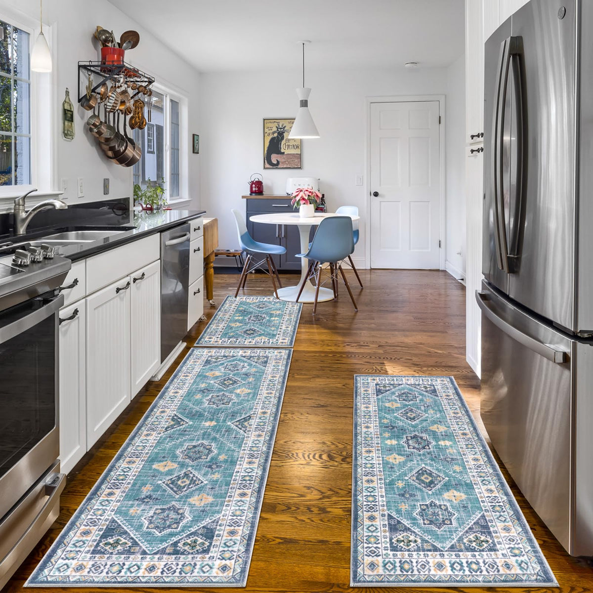 HEBE RUGS holiday-ready kitchen decor rug for seasonal styling