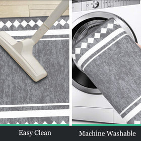 HEBE RUGS kitchen runner 20x59 extends comfort to entryways.