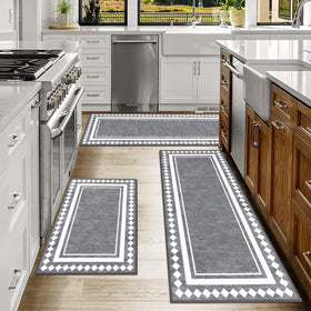 HEBE RUGS non-slip backing helps prevent movement on floors.