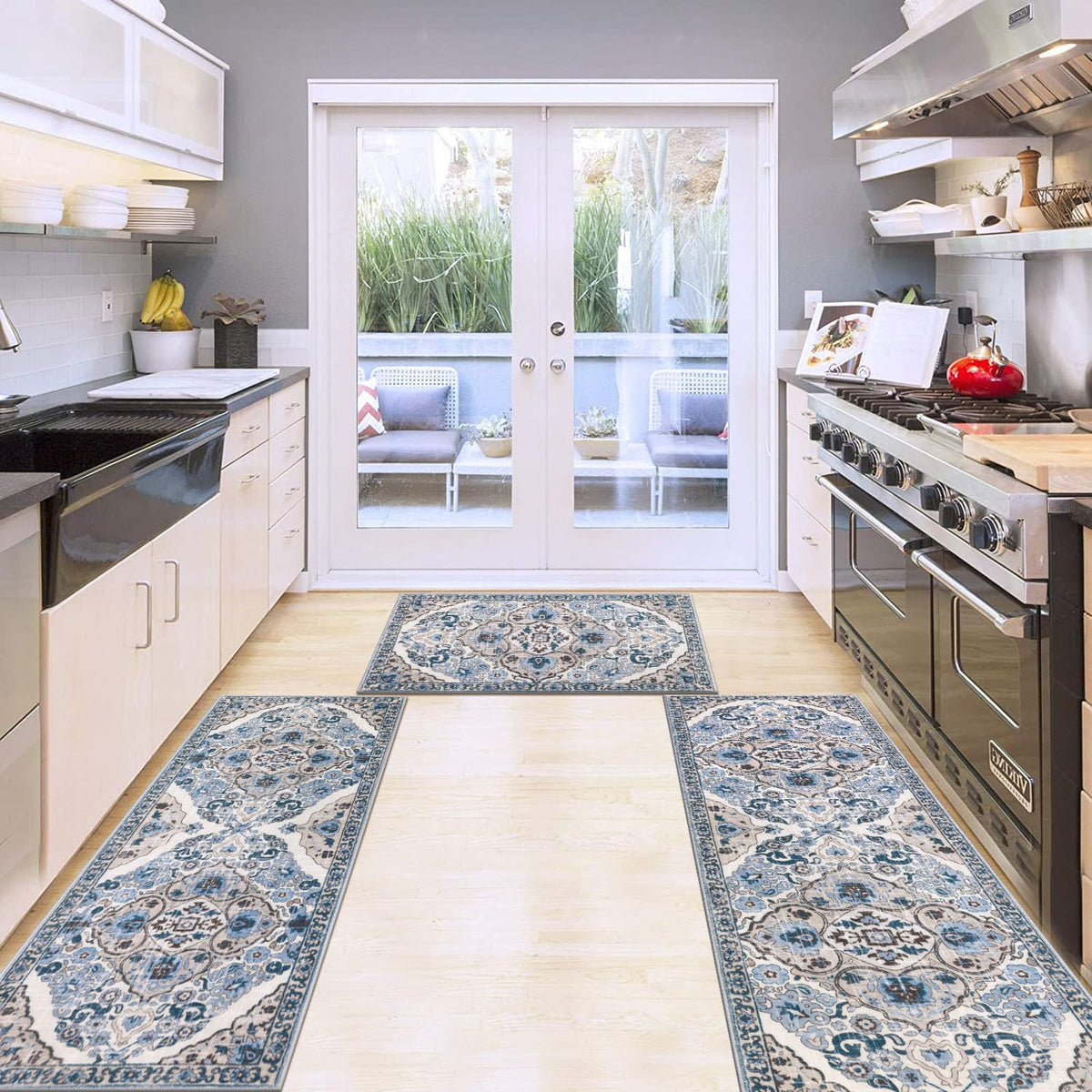 HEBE RUGS versatile kitchen-hallway-laundry rug for multiple rooms