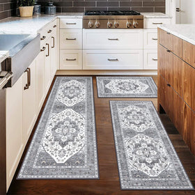 HEBE RUGS versatile 3-piece set suits kitchen, hallway, laundry, or entryways