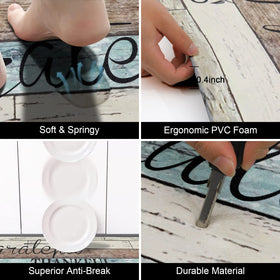 HEBE waterproof and oil-proof mat protects floors from spills